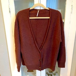 Free People // School Boy Cashmere Cardi - image 1